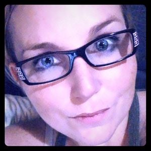 Pink/black Prada Eye Glasses